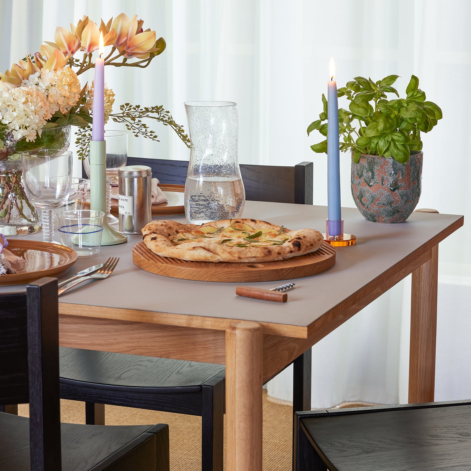 Monarch Cutting Boards Round Natural (set of 2) - ø33xh2, ø40xh2cm