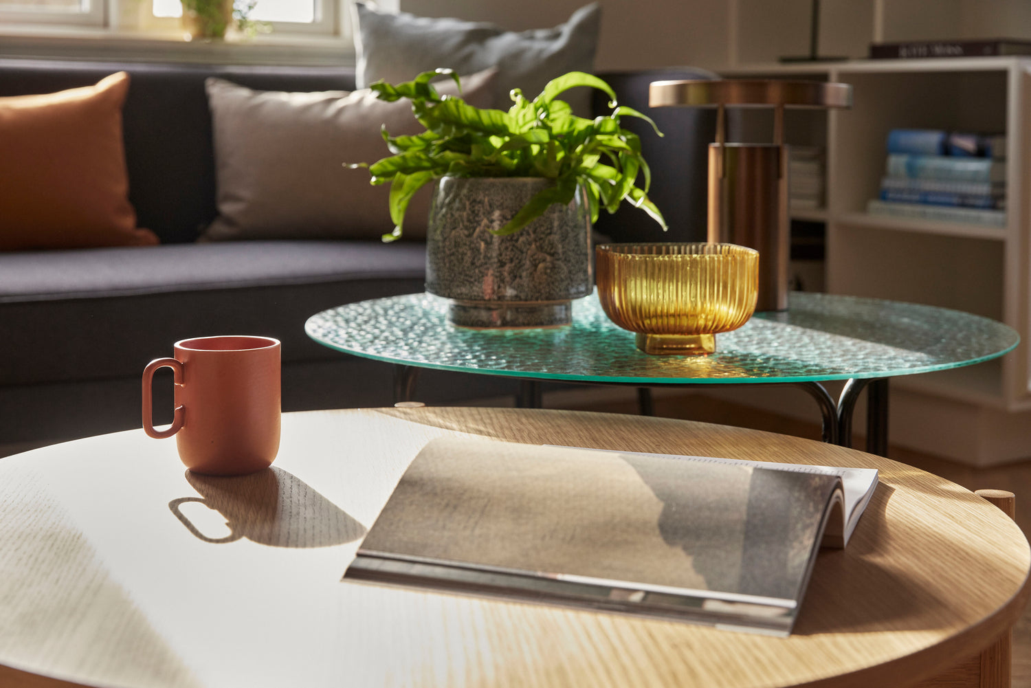 Heritage Coffee Table Natural - ø86xh40cm