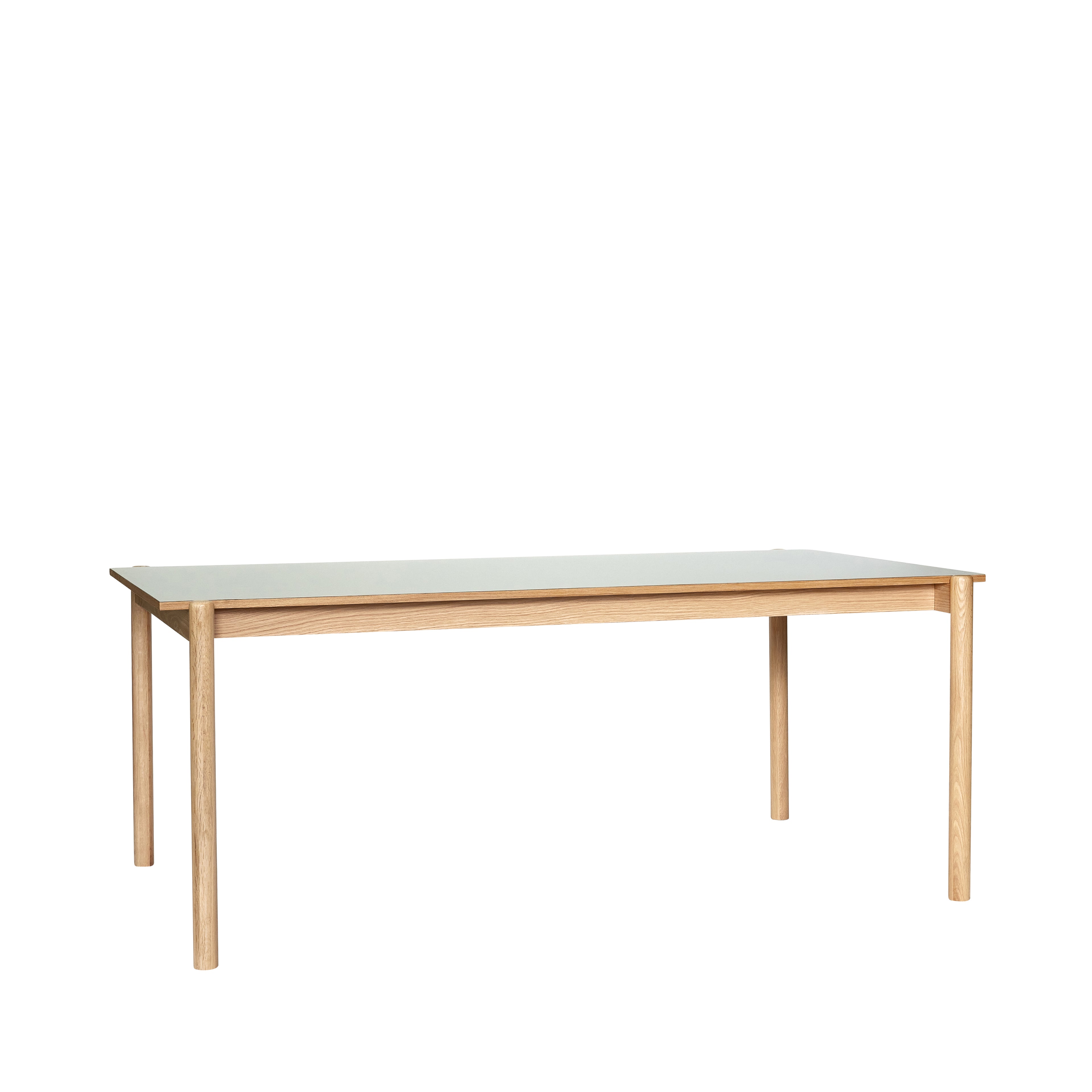 Oblique Dining Table Rectangular Gray - 190x107xh75cm