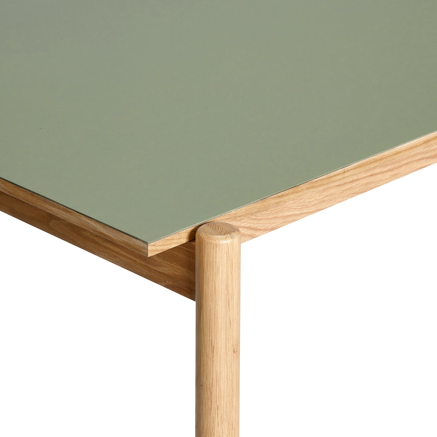 Oblique Dining Table Rectangular Olive Green - 190x107xh75cm