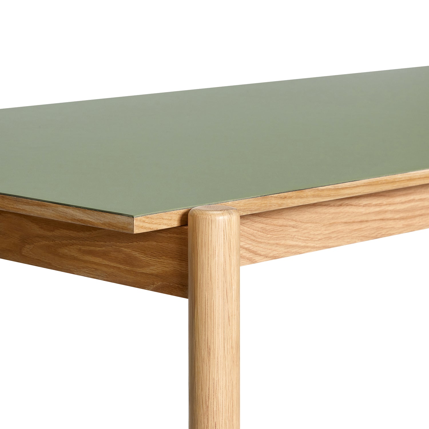 Oblique Dining Table Rectangular Olive Green - 190x107xh75cm