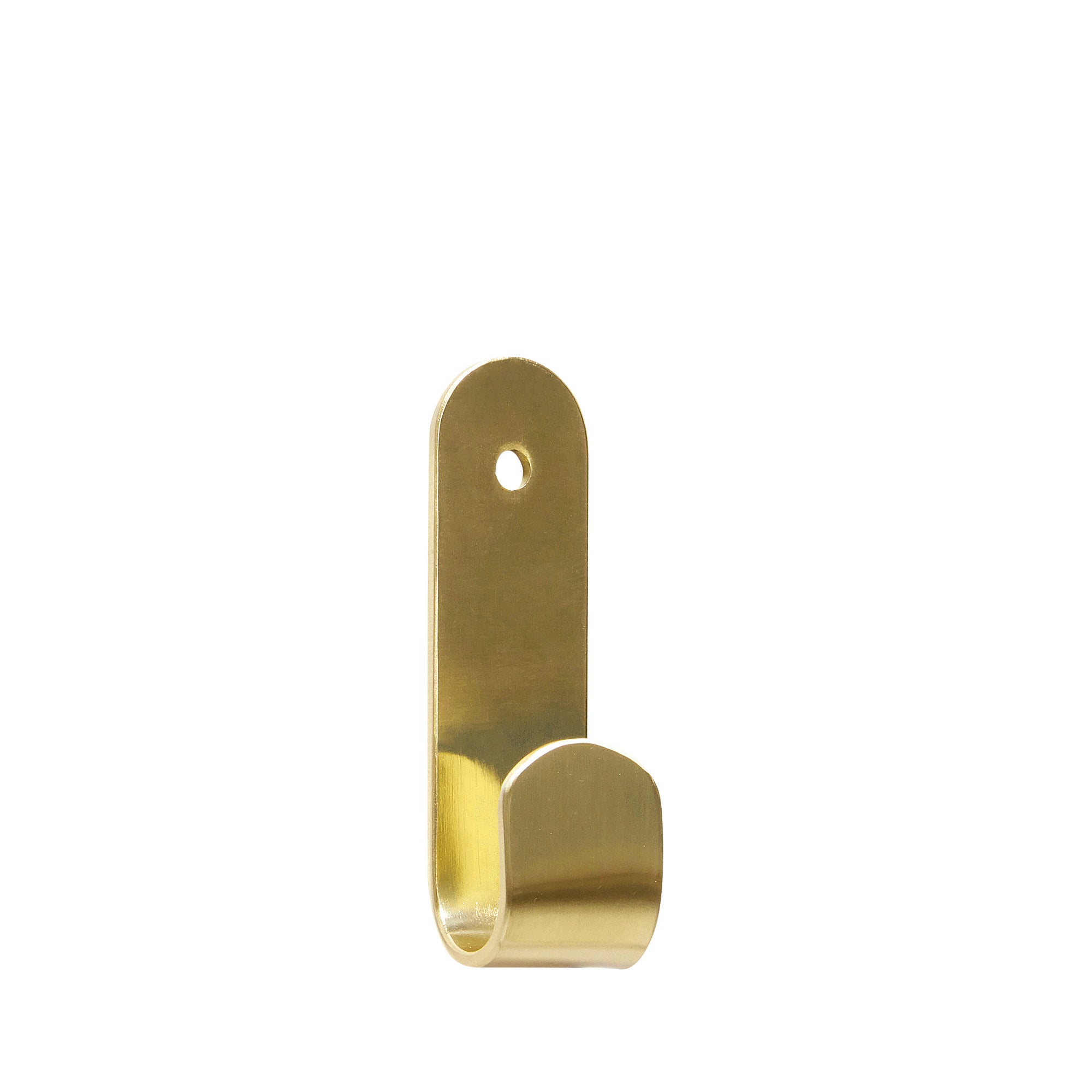 Piccolo Hook Brass color - 3xh10cm