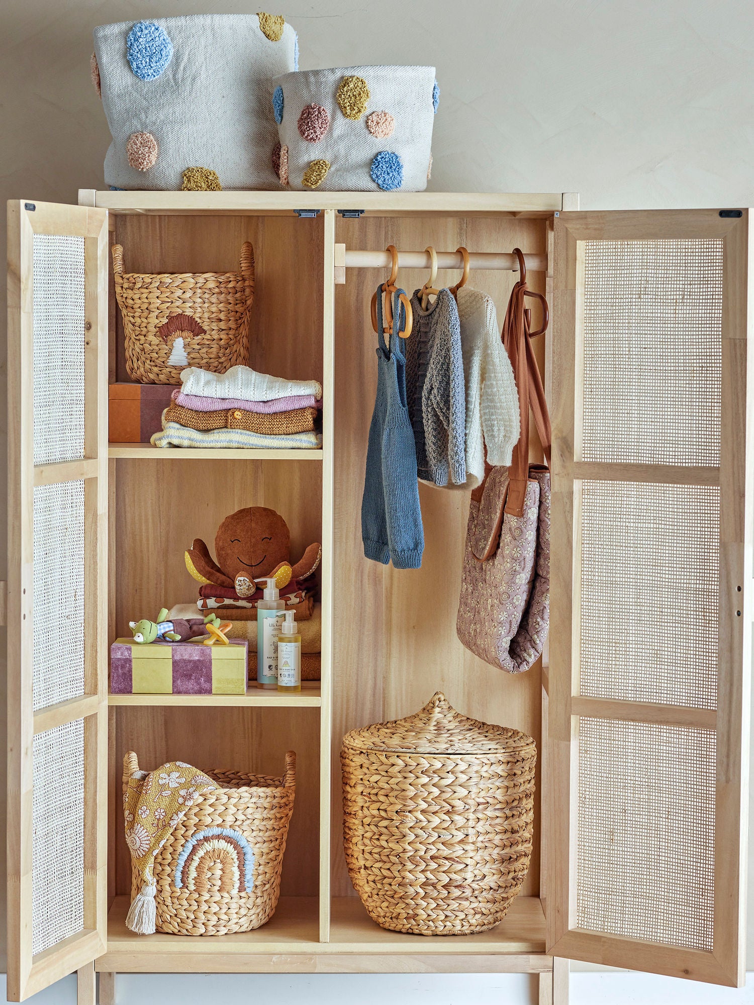Bloomingville Marikka Cabinet, Nature, FSC® 100%, Pine