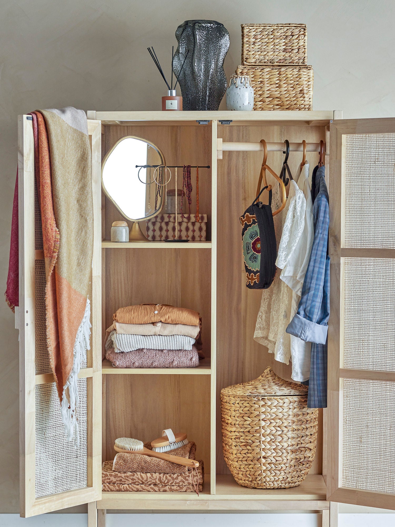 Bloomingville Marikka Cabinet, Nature, FSC® 100%, Pine