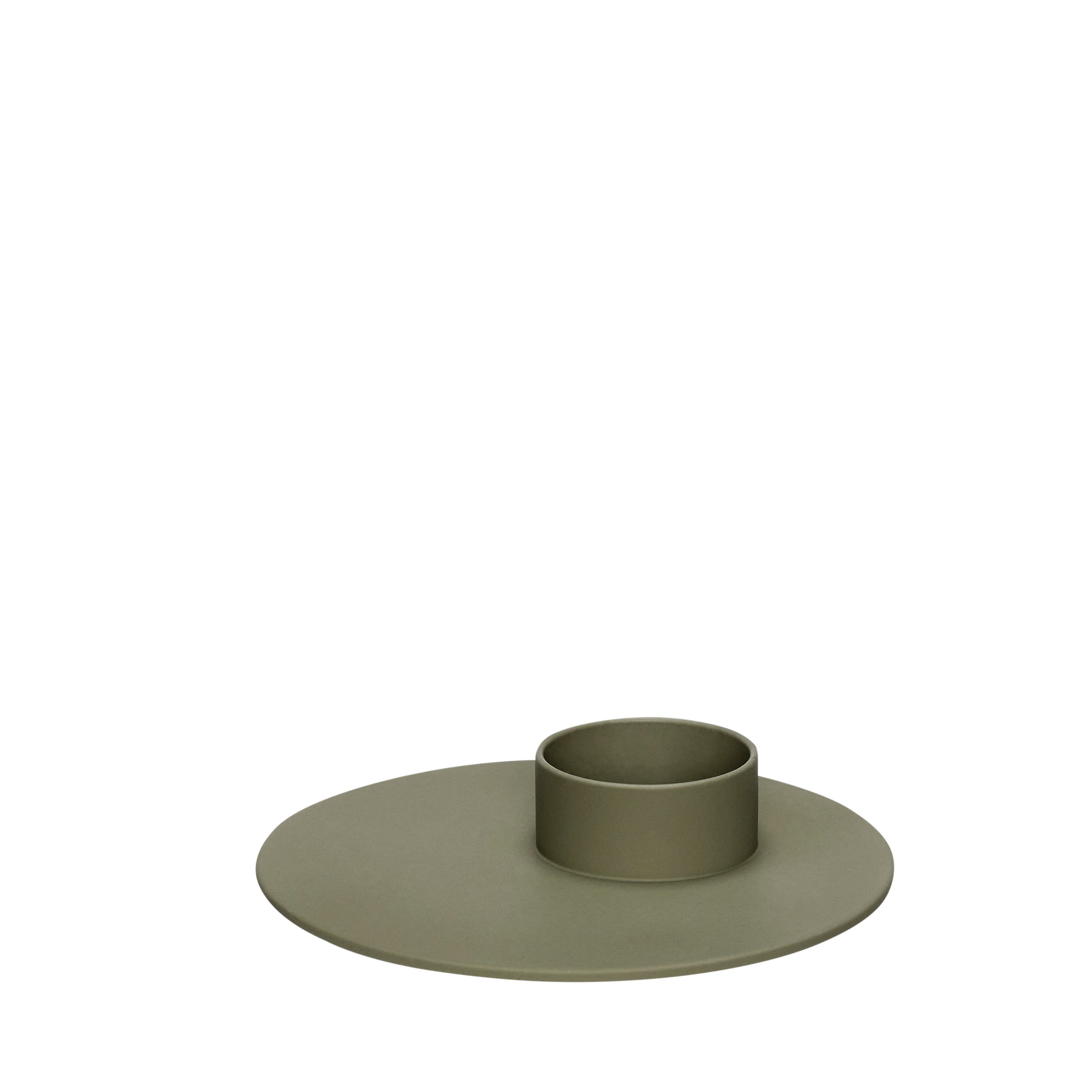 Soft Tealight holder Green - ø9xh2cm