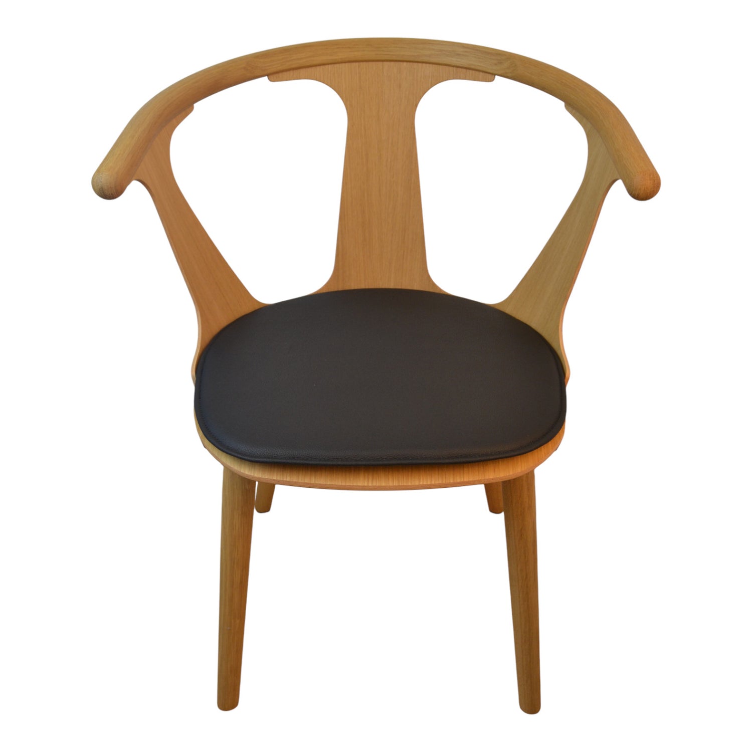 Luxury cushion to & tradition SK1 in Between chair in - Black Leather