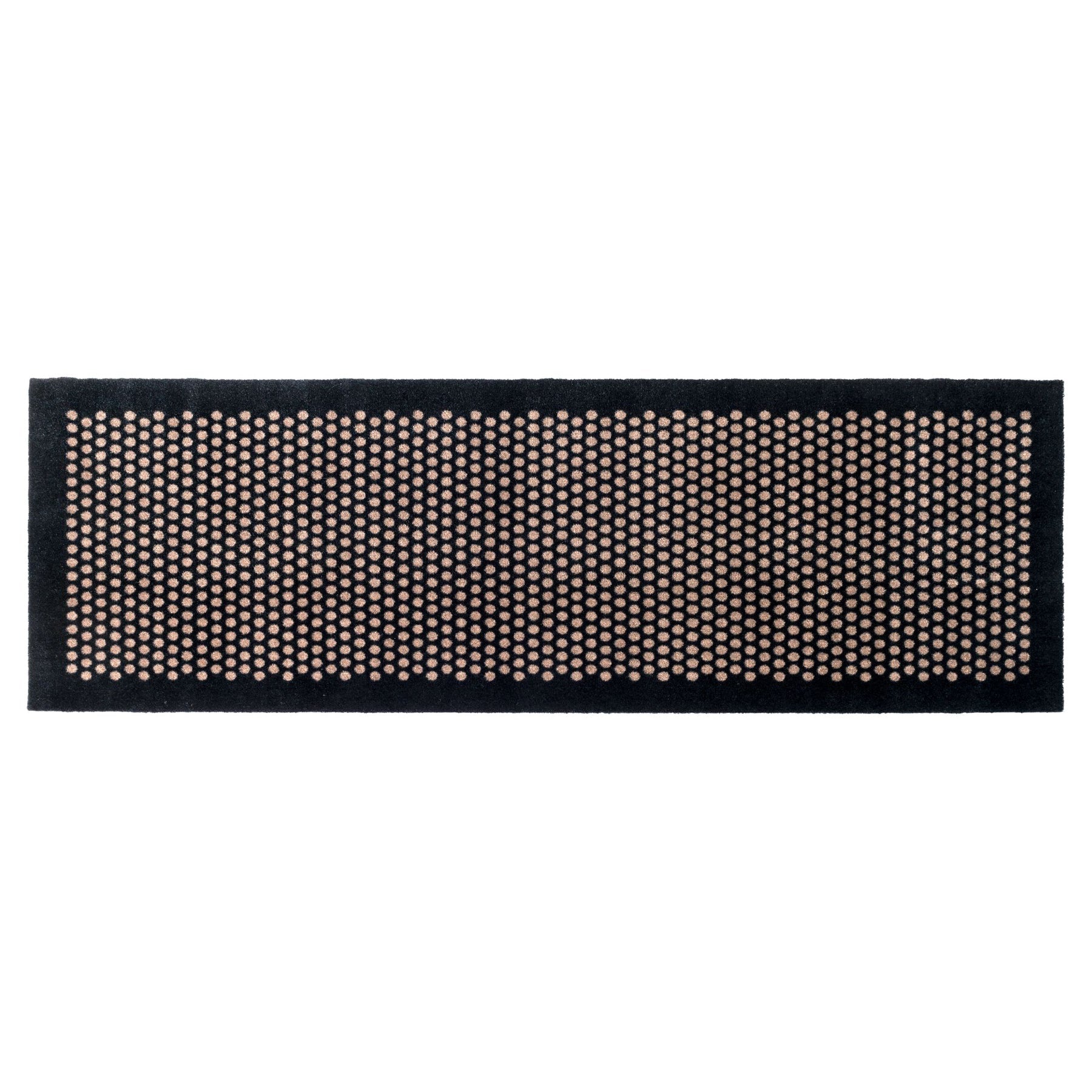 FLOOR MAT 67 x 200 CM DOTS/BLACK SAND - Tica Copenhagen - DesignGaragen.dk