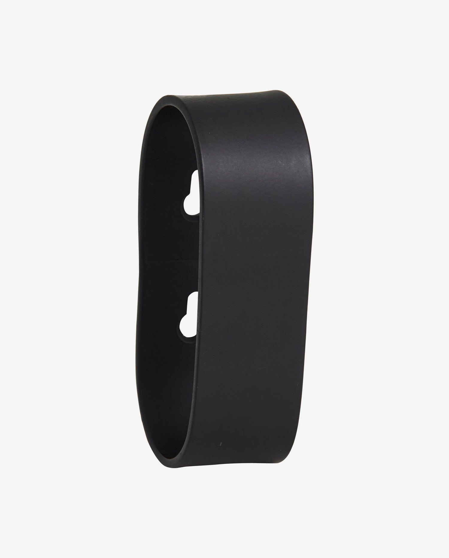 Sotra towel holder in stainless steel - H10.5 cm - black