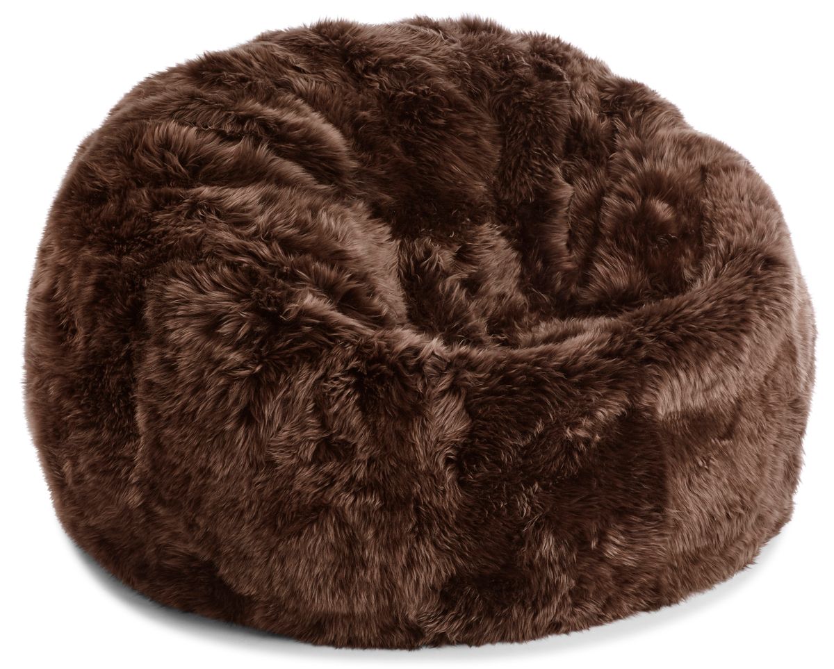 Round bean bag chair | Long-haired | New Zealand | 73x74 cm & 92x93 cm