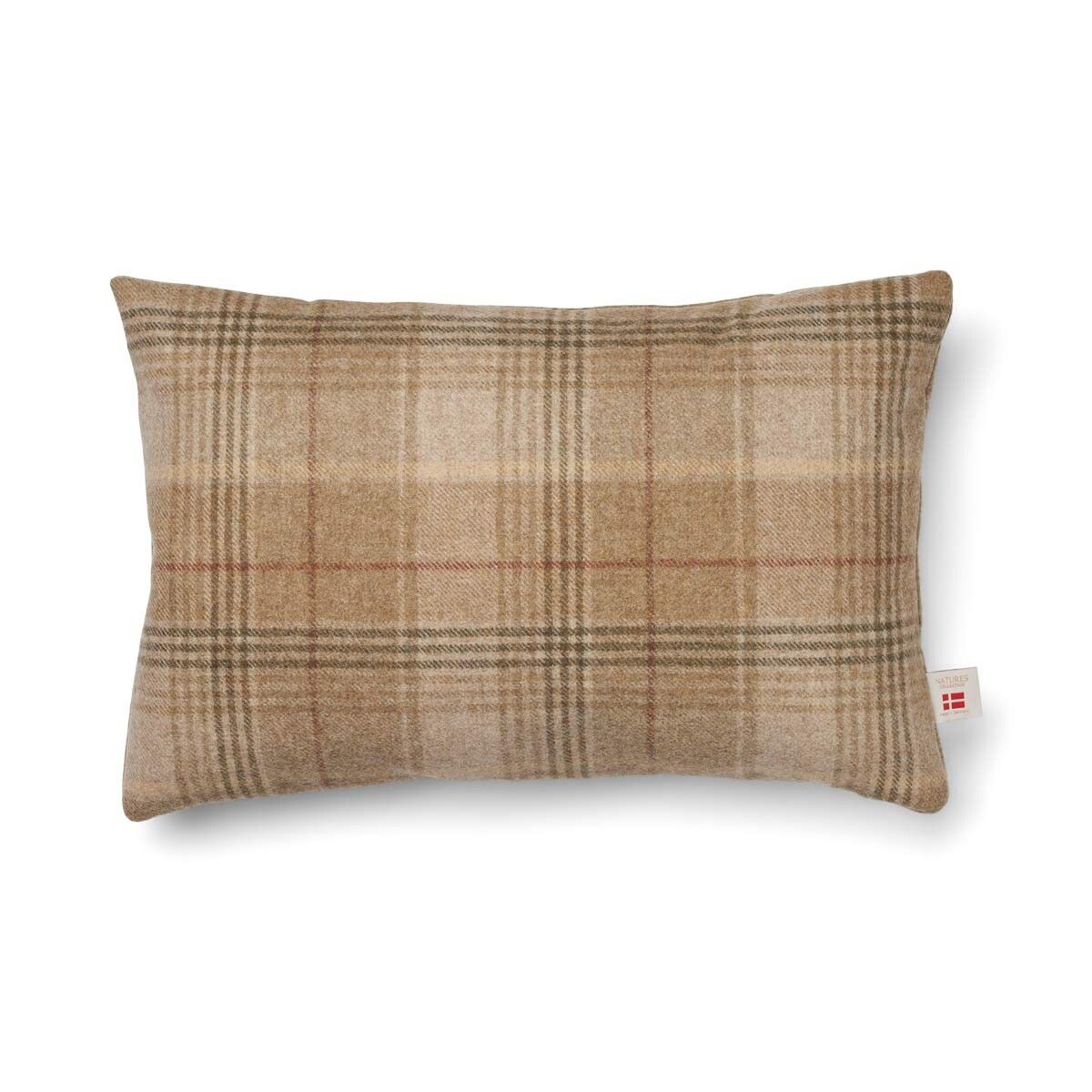 Checked Collection | Wool pillow | Double Sided | 34x52 cm