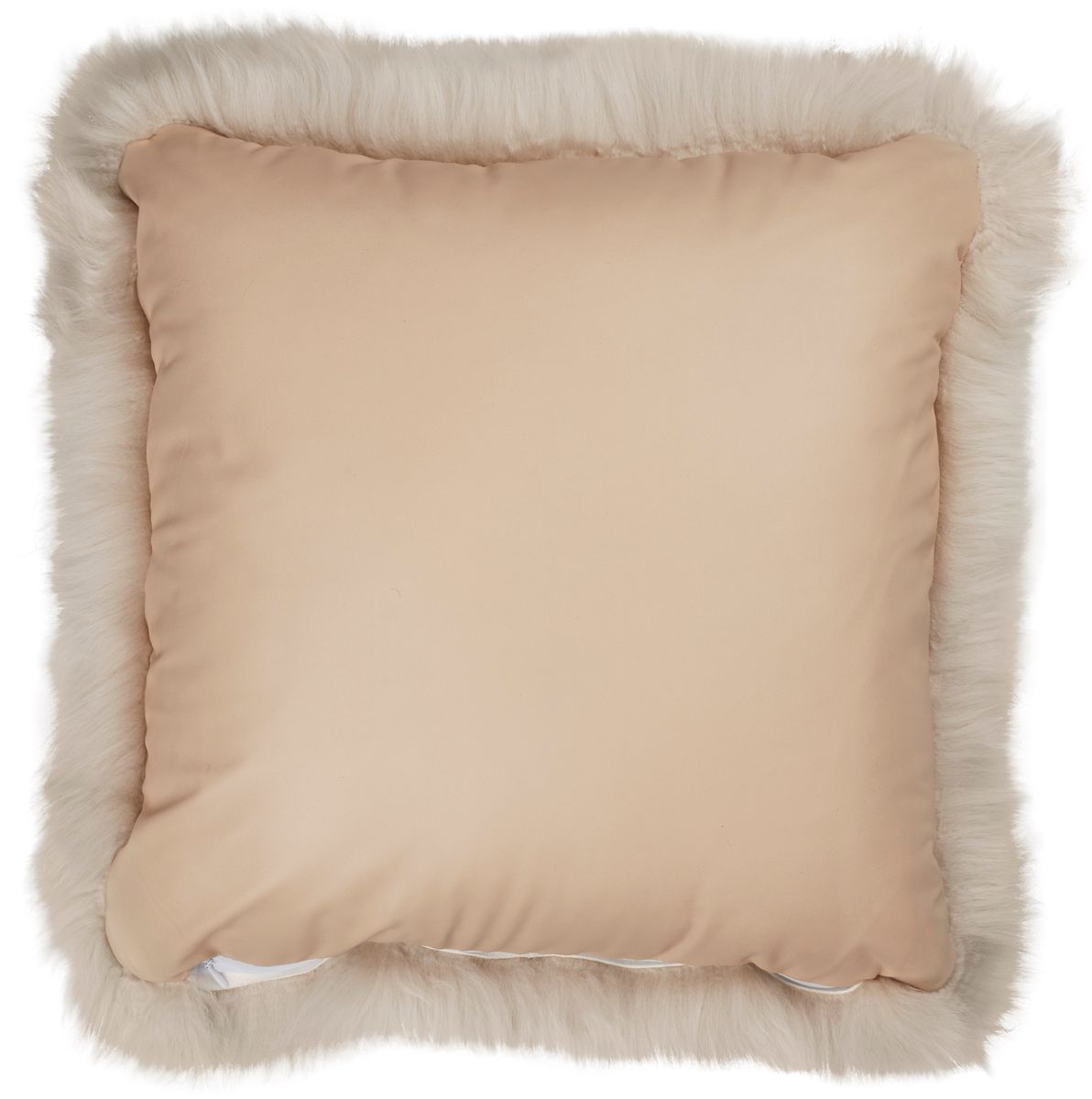 Lambskin cushion | Long-haired | New Zealand | Ladder back | 50x50 cm