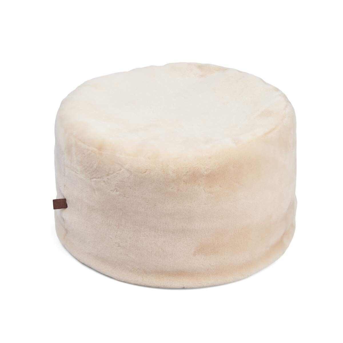 Round pouf | Moccasin | New Zealand | D55xH36 cm