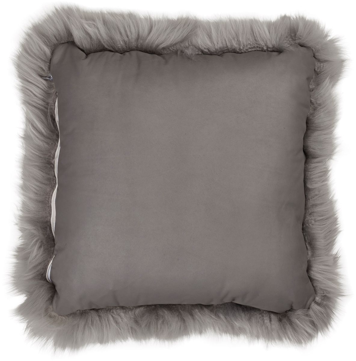 Lambskin cushion | Long-haired | New Zealand | Ladder back | 50x50 cm