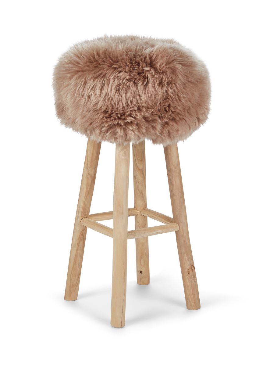Cover for barstool/stool | Long-haired | New Zealand | D35 cm