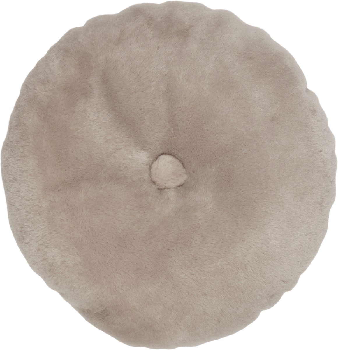 Lambskin cushion | Moccasin | Double Sided | Ø45 cm