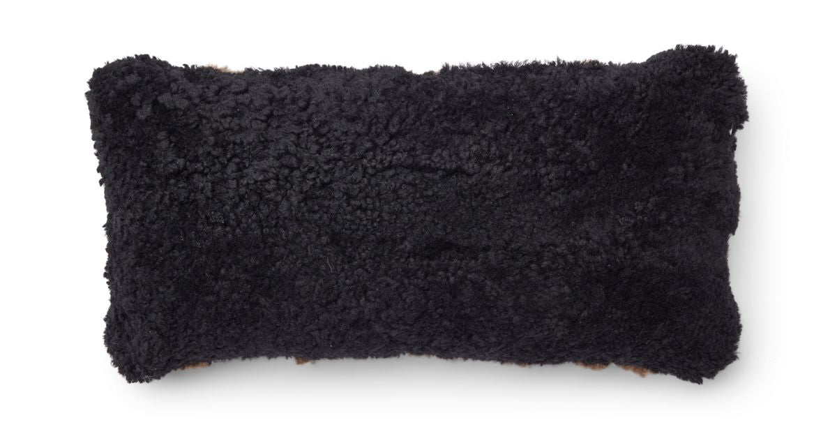 Zebra Lambskin Cushion | Short-haired | New Zealand | Double Sided | 30x60 cm