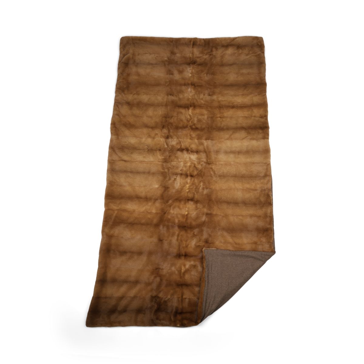 Mink plaid | Back of cashmere | Redglow | 132x234 cm