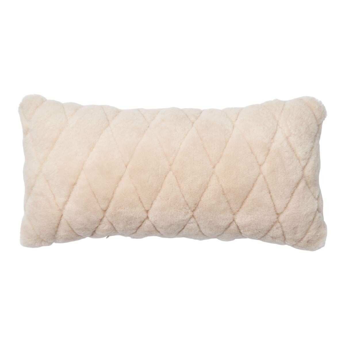 Leaf pillow | Moccasin | Double Sided | New Zealand | 28x56 cm