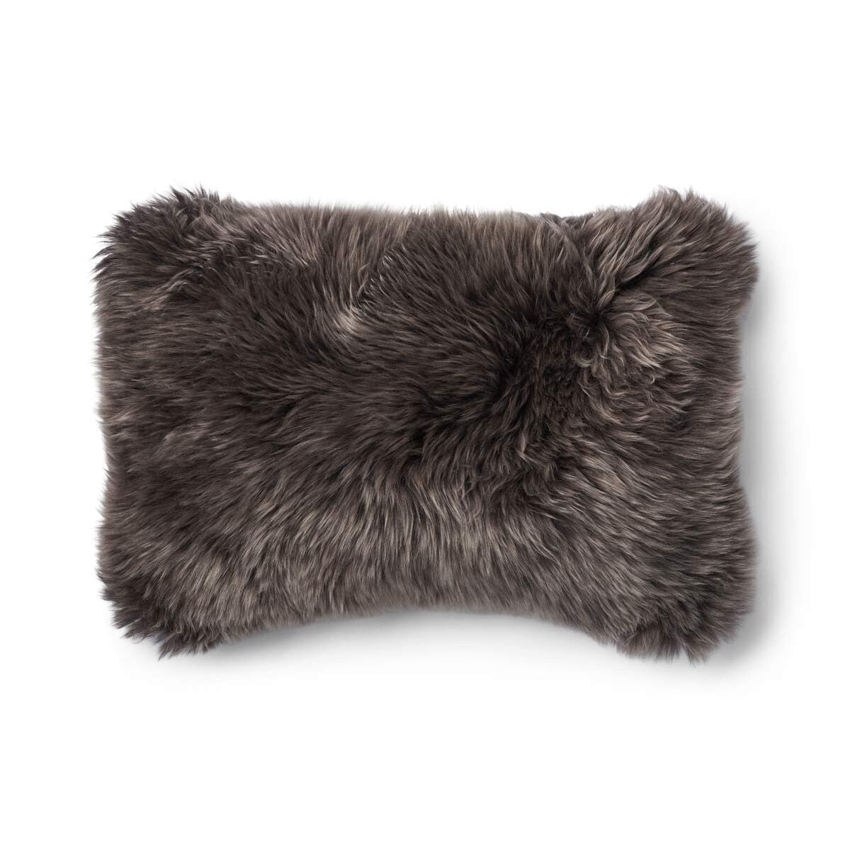 Checked Collection | Wool pillow | Long-haired | 34x52 cm