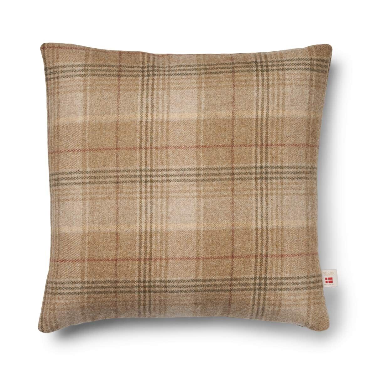 Checked Collection | Wool pillow | Double Sided | 52x52 cm