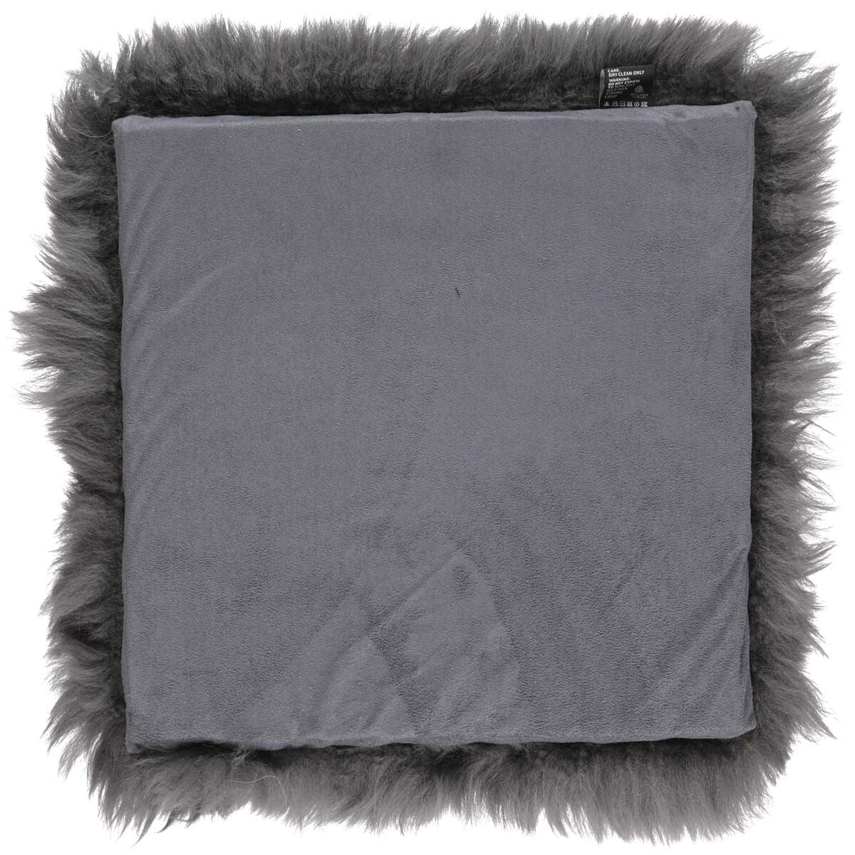 Seat cushion w/fill | Long-haired | New Zealand | 37x37 cm