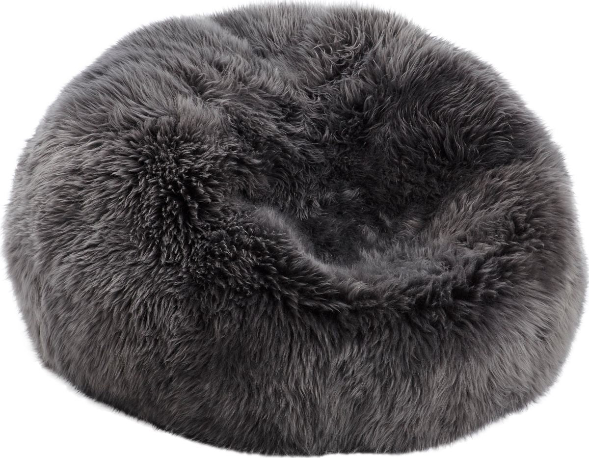 Round bean bag chair | Long-haired | New Zealand | 73x74 cm & 92x93 cm
