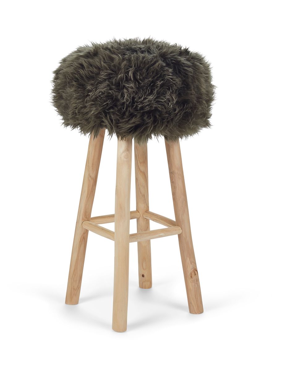 Cover for barstool/stool | Long-haired | New Zealand | D35 cm