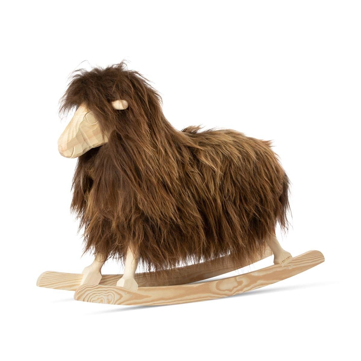 Manray Povl Kjer Design | Long-haired Lambskin | Large L85xW25xH60 cm