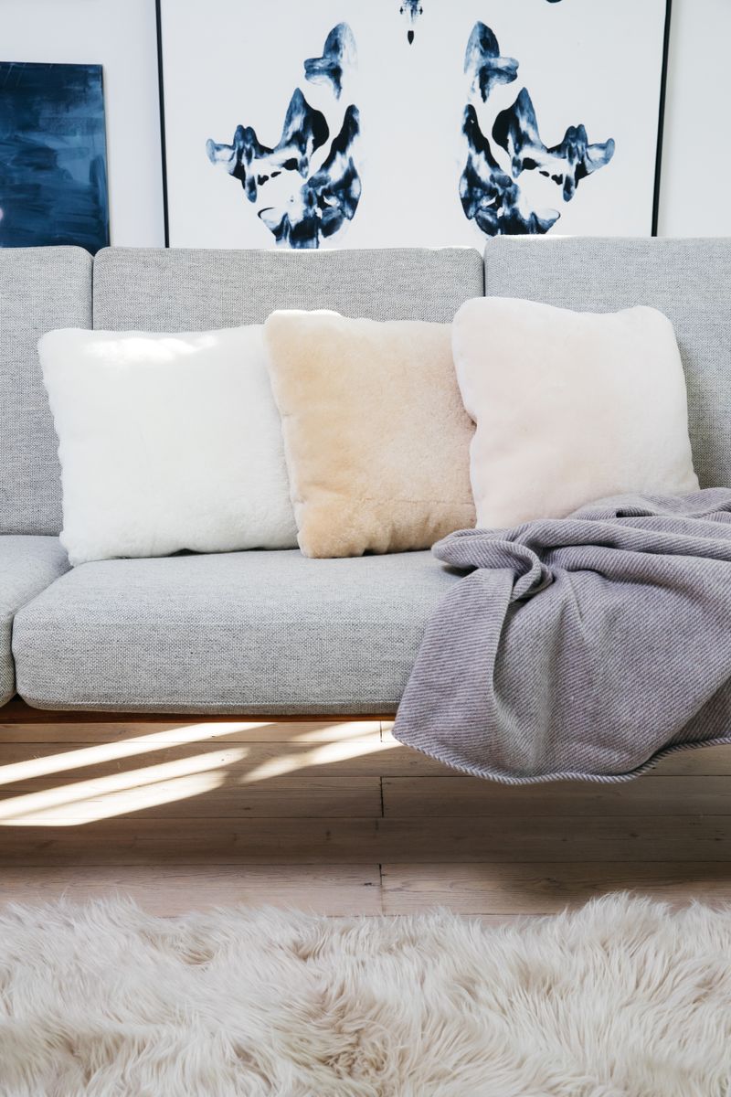 Pillow | Lambskin | Double -sided | New Zealand | 50x50 cm