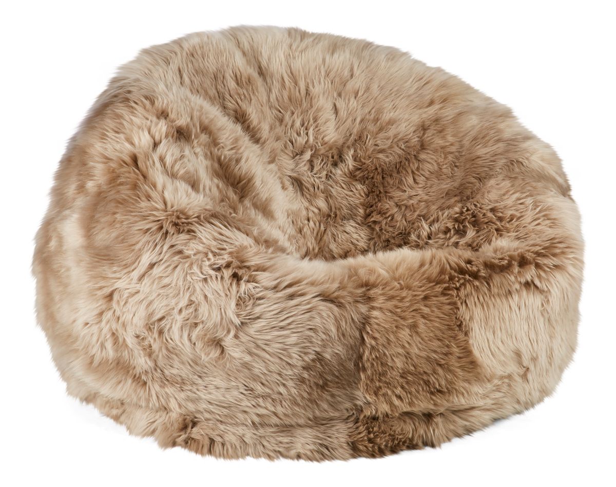Round bean bag chair | Long-haired | New Zealand | 73x74 cm & 92x93 cm