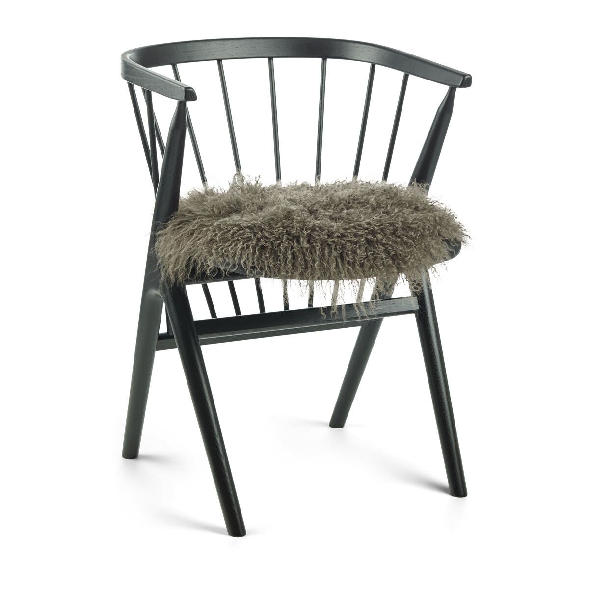 Seat cushion curled Ø38 cm