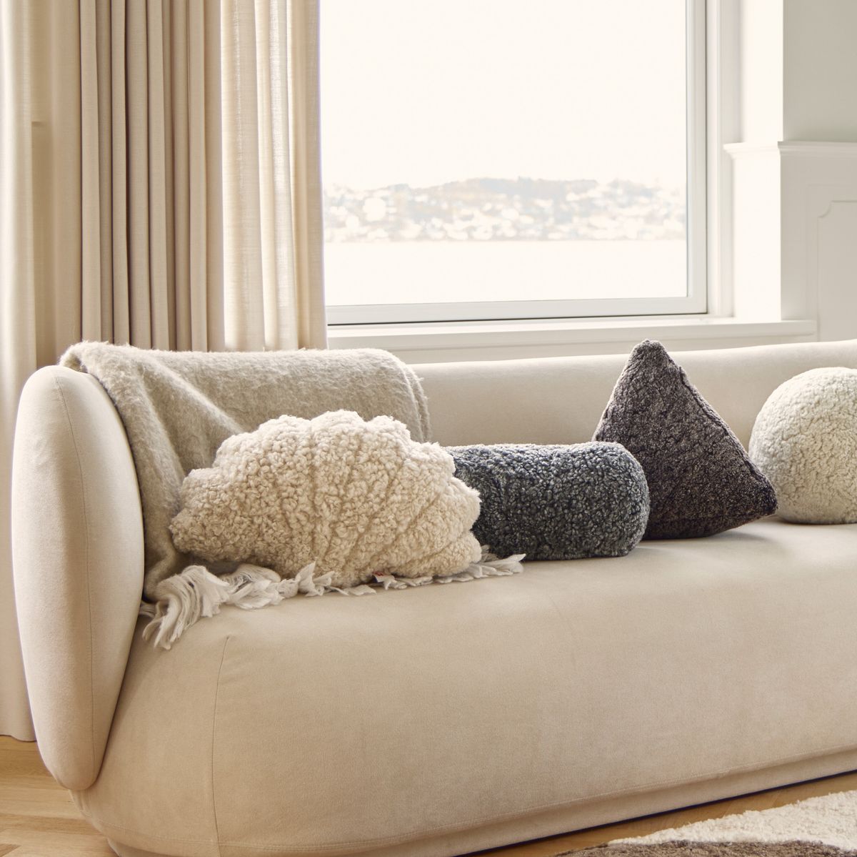 Shell pillow | Short-haired | New Zealand