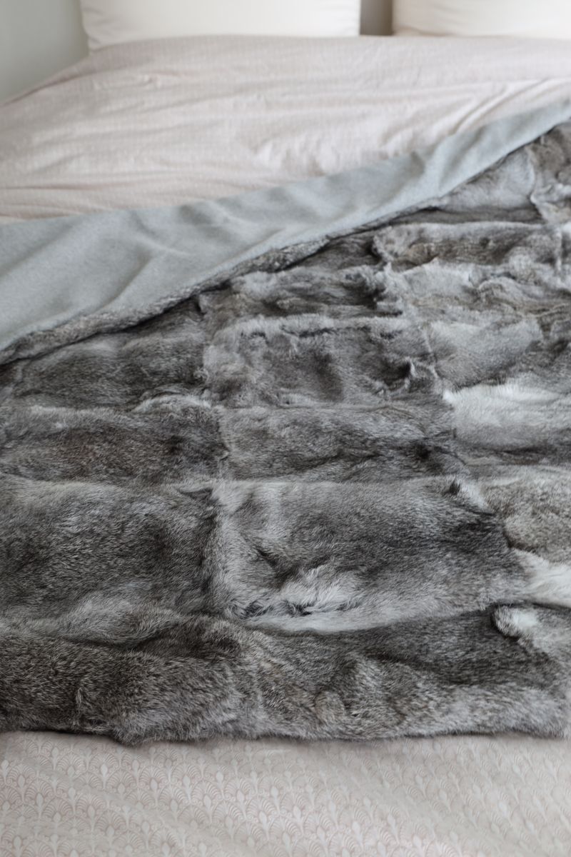 Fur blanket | Rabbit | 120x180 cm