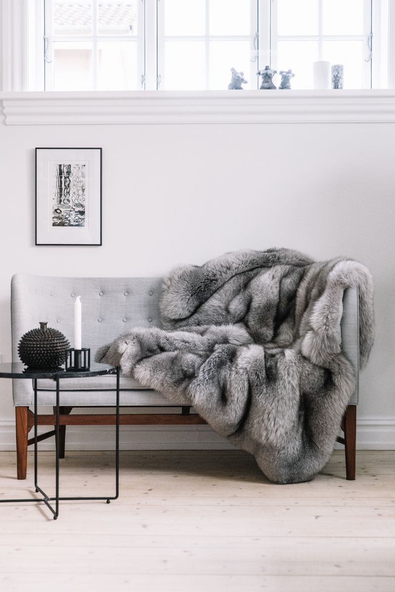 Blanket of fox | Back side of Kashmire | 70x230 cm