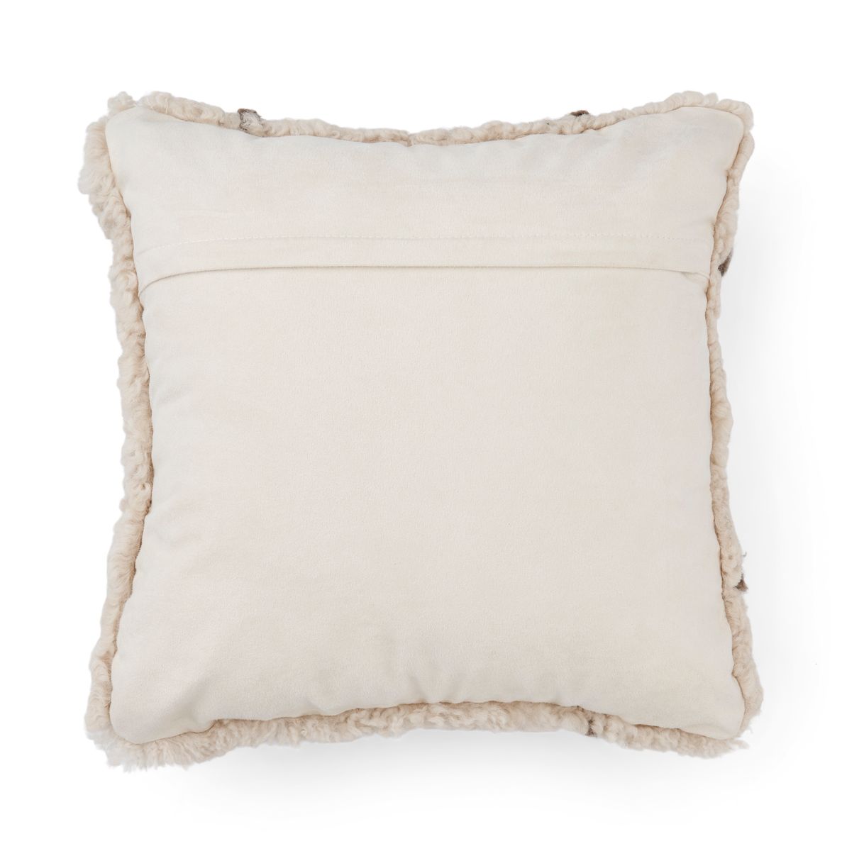 Checkered lambskin cushion | Short-haired | New Zealand