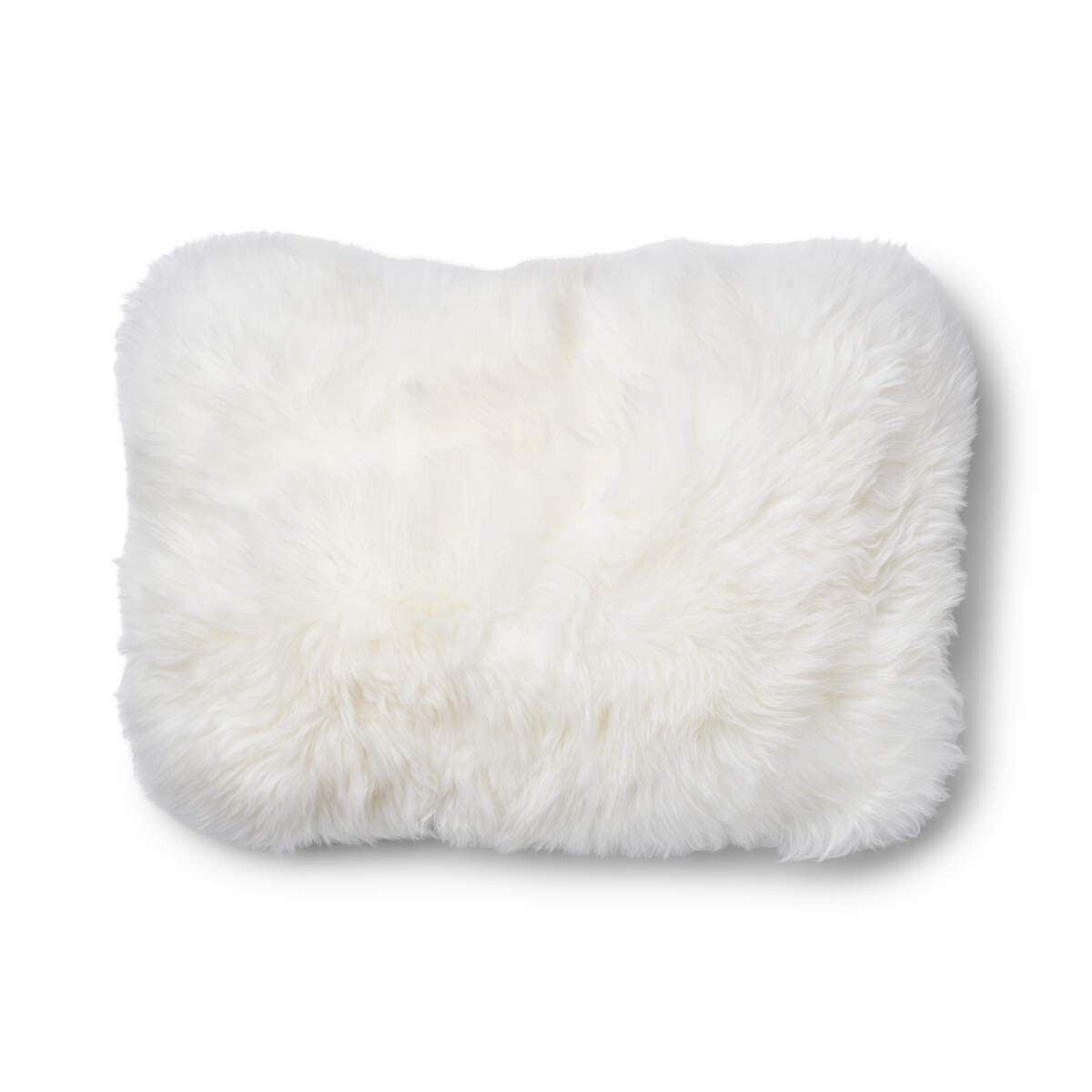 Checked Collection | Wool pillow | Long-haired | 34x52 cm