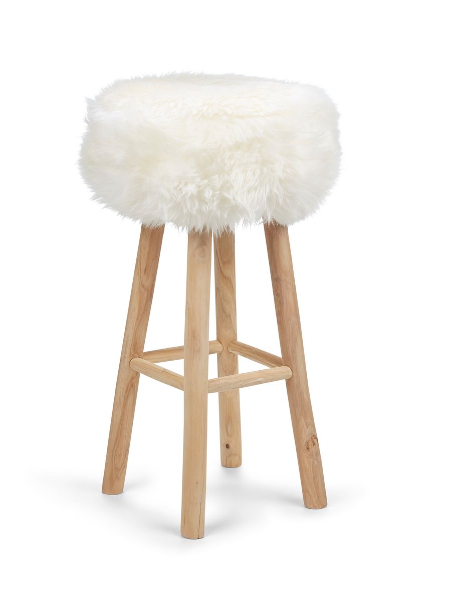 Cover for barstool/stool | Long-haired | New Zealand | D35 cm