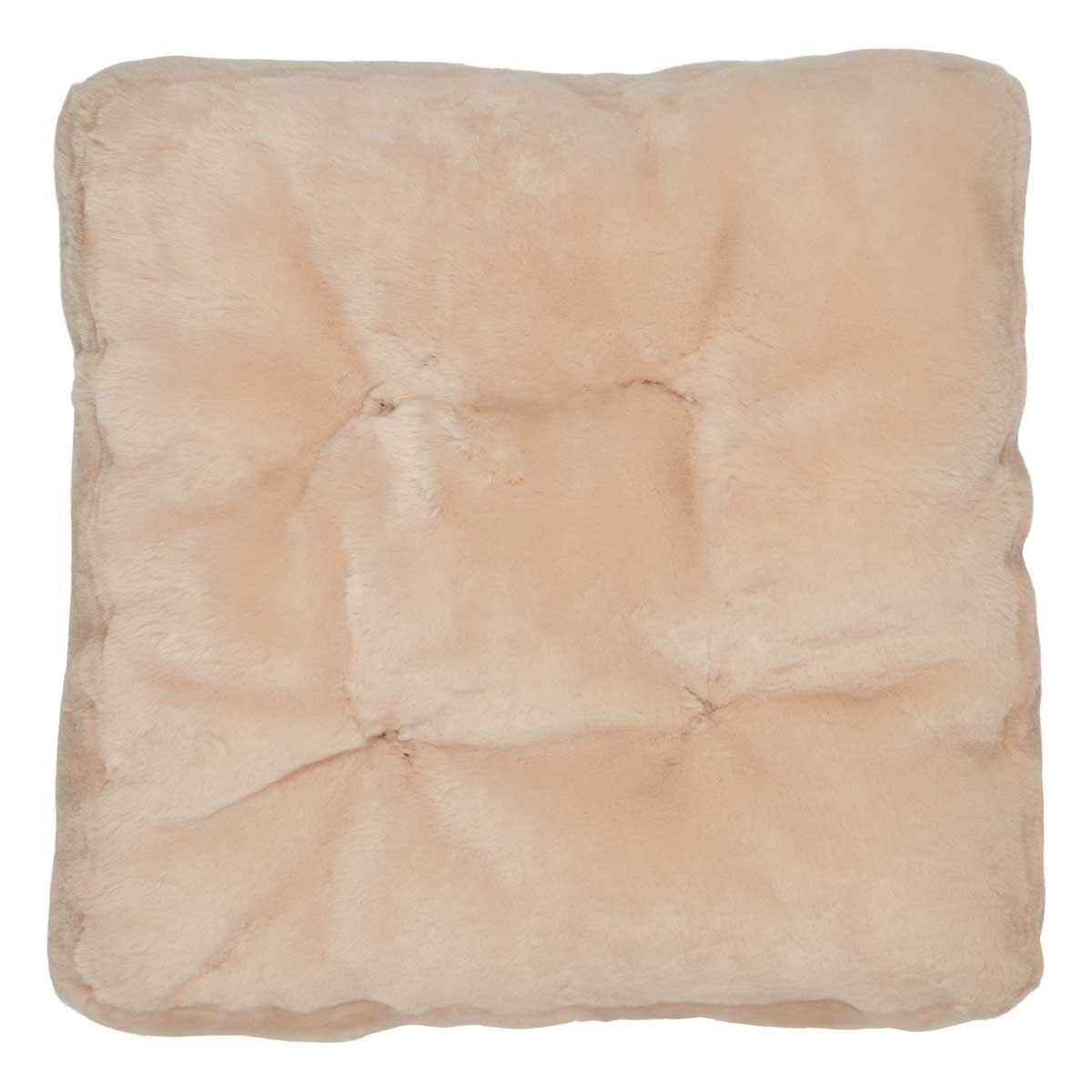 Seat cushion w/fill | Moccasin | New Zealand | 45x45 cm