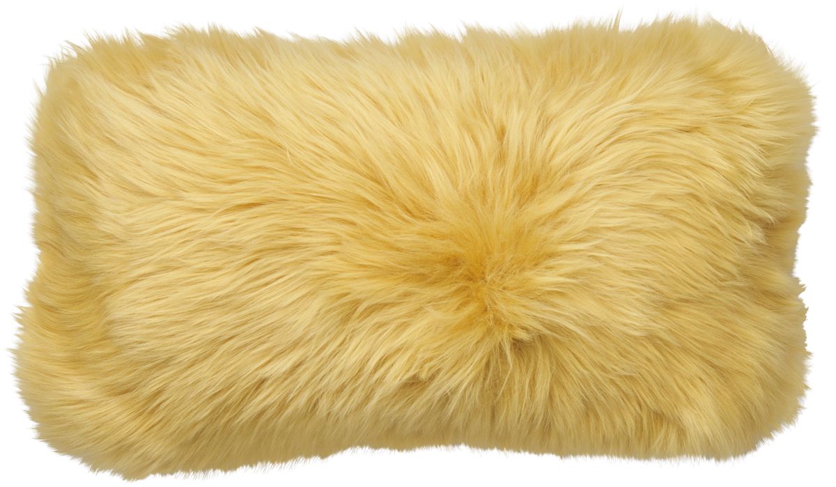 Lambskin cushion | Long-haired | New Zealand | Double Sided | 25x50 cm