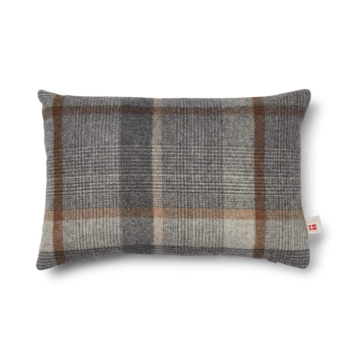 Checked Collection | Wool pillow | Double Sided | 34x52 cm