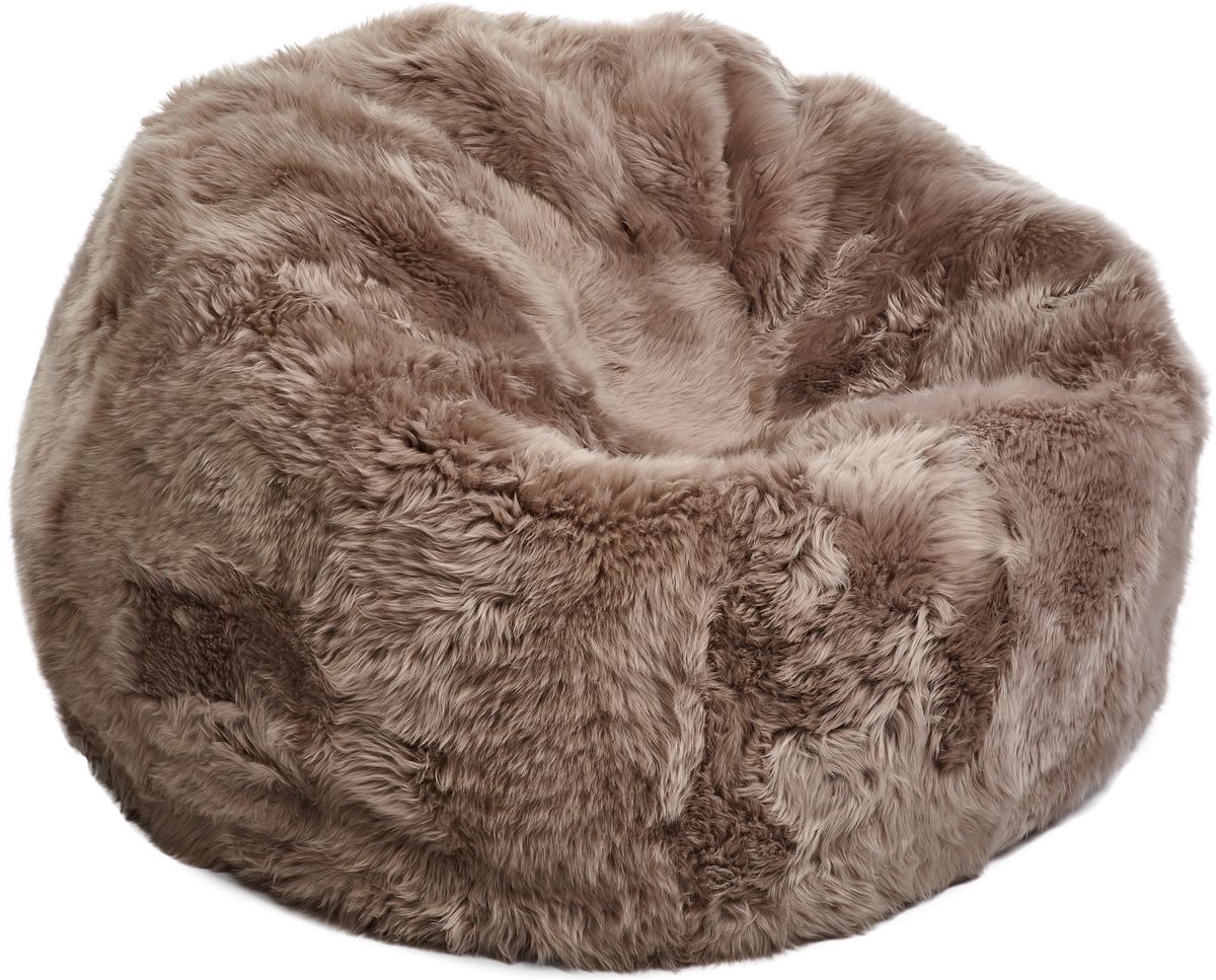 Round bean bag chair | Long-haired | New Zealand | 73x74 cm & 92x93 cm