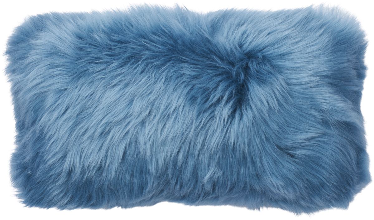 Lambskin cushion | Long-haired | New Zealand | Double Sided | 25x50 cm