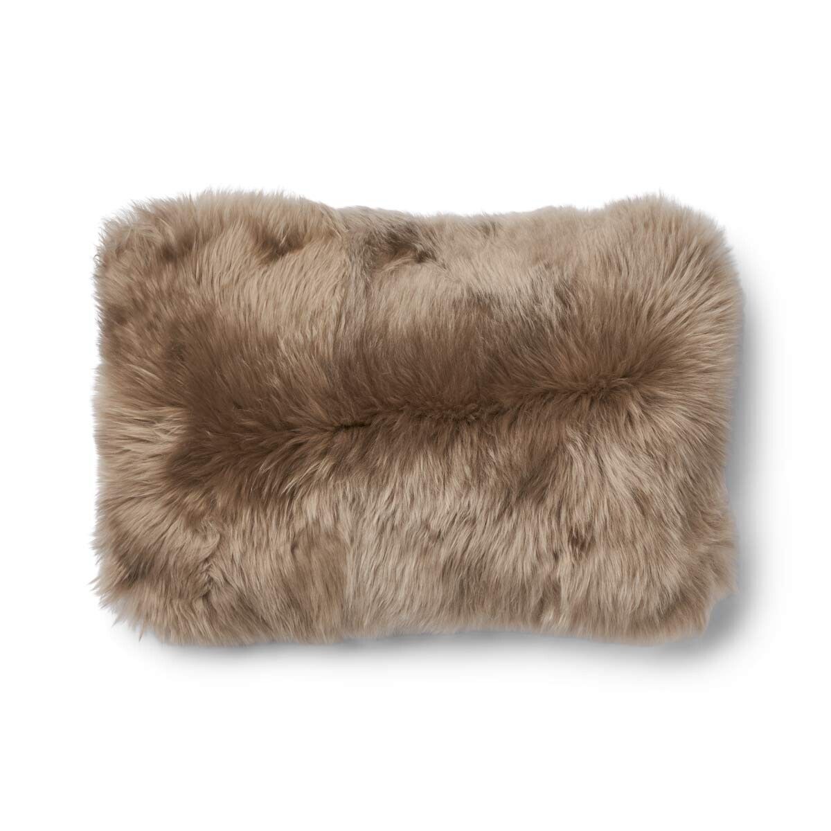 Checked Collection | Wool pillow | Long-haired | 34x52 cm