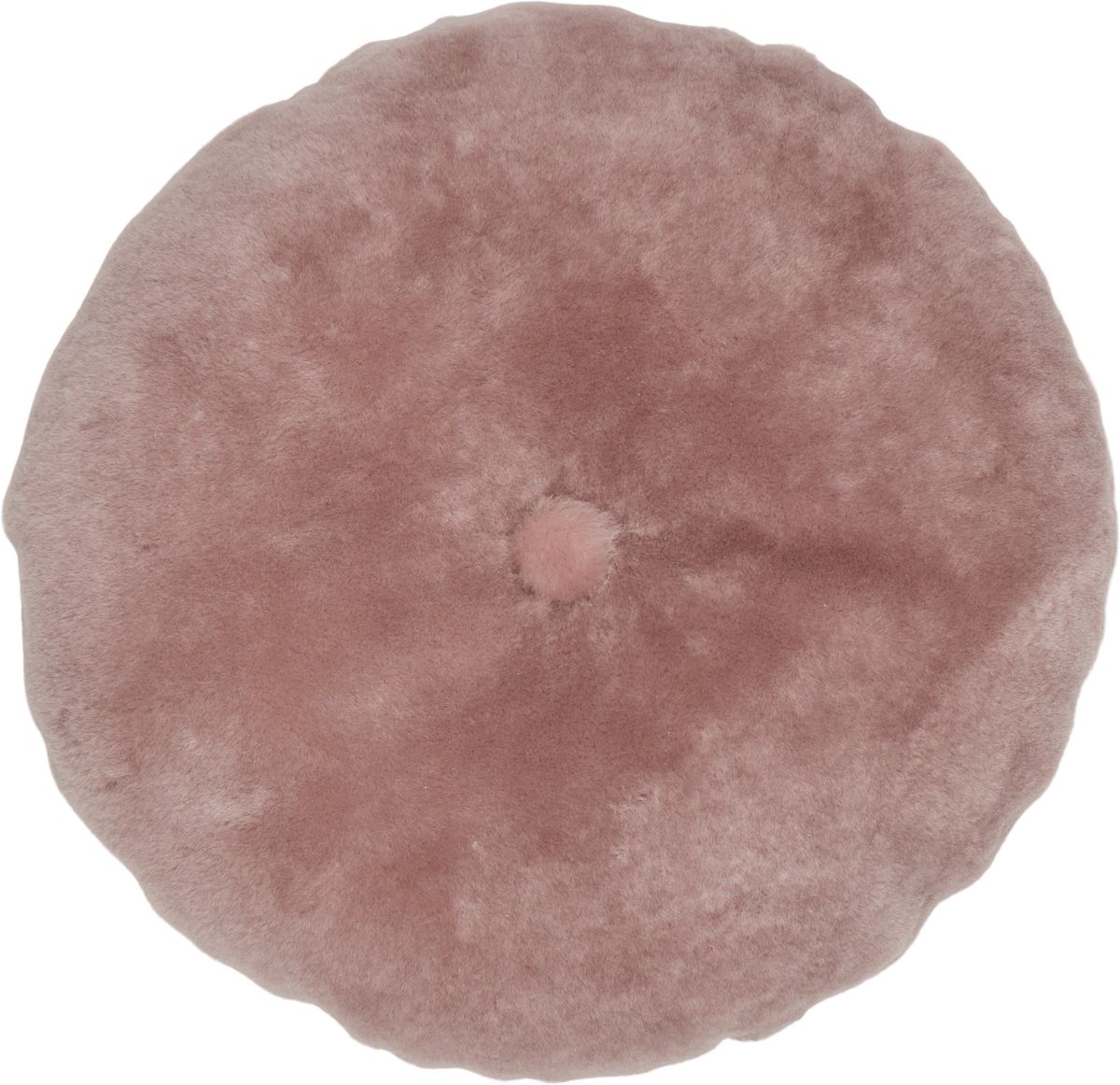 Lambskin cushion | Moccasin | Double Sided | Ø45 cm