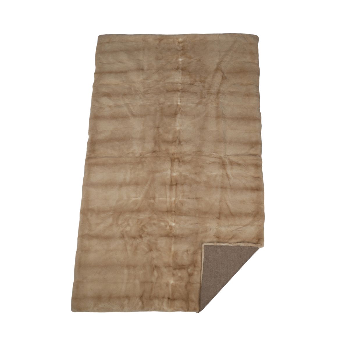 Mink plaid | Back of cashmere | Palomino | 108x172 cm
