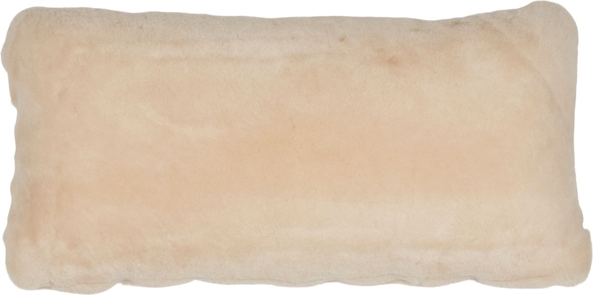 Lambskin cushion | Moccasin | Double Sided | 28x56 cm