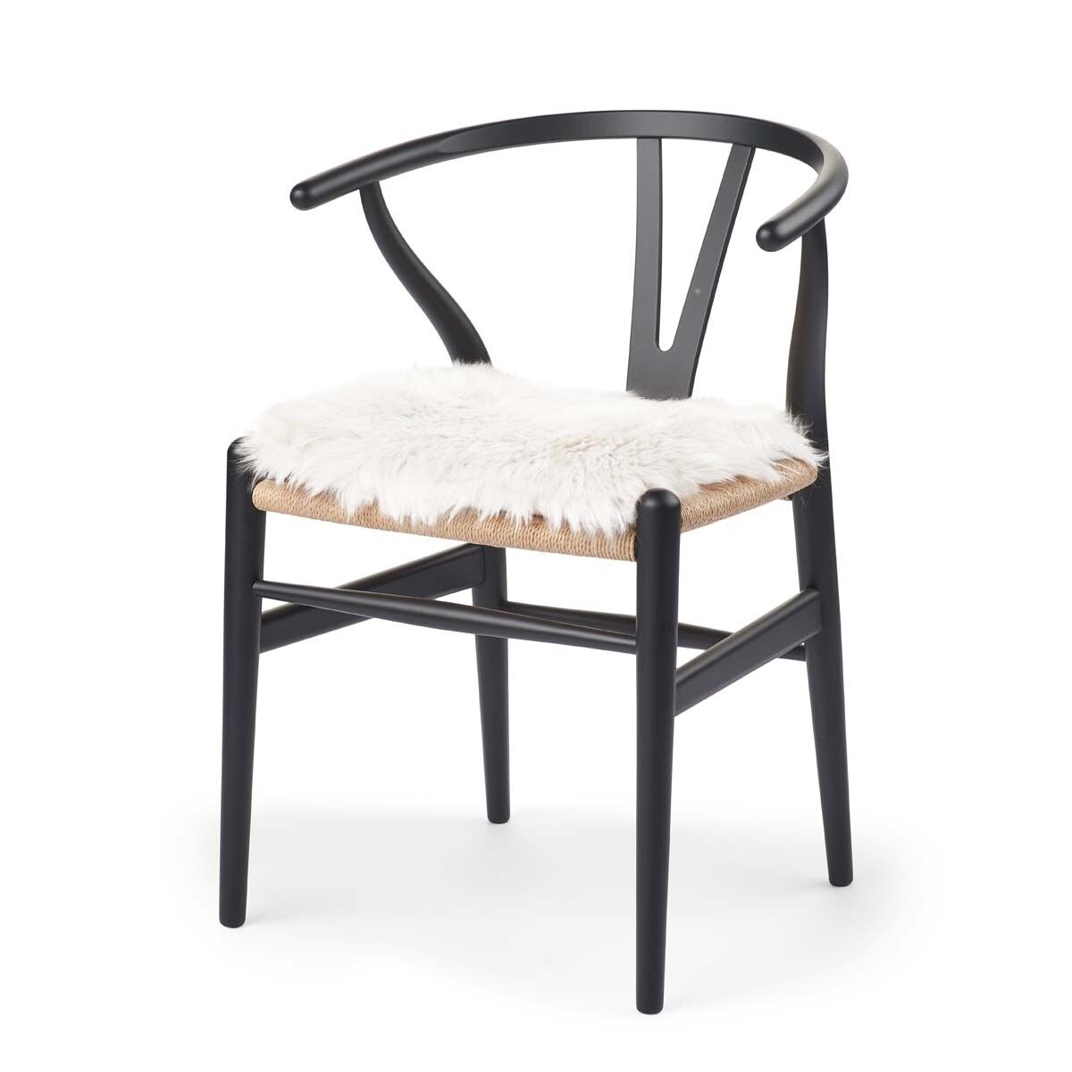 Seat cushion w/fill | Long-haired | New Zealand | 37x37 cm