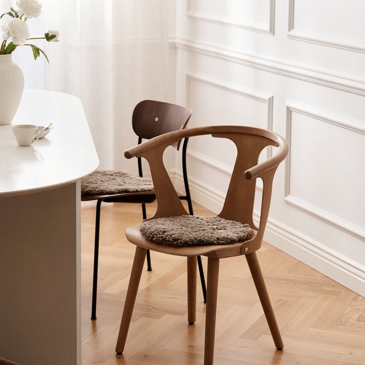 Seat cushion | Short-haired | New Zealand | Ø38 cm