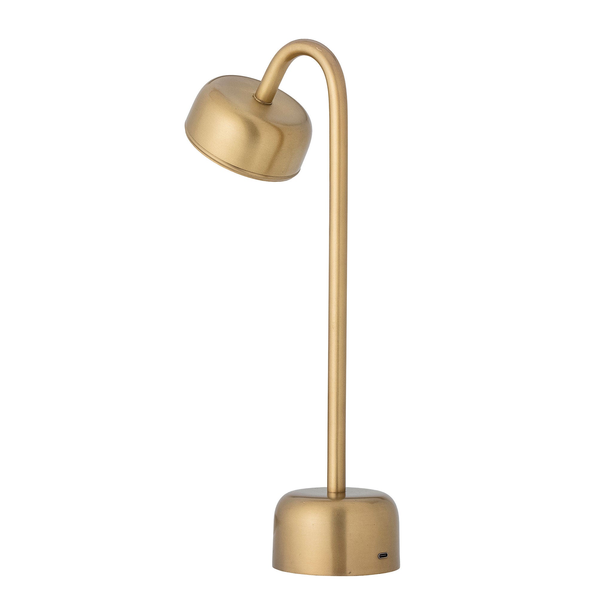 Bloomingville Nico Portable Lamp, Rechargeable, Brass, Metal