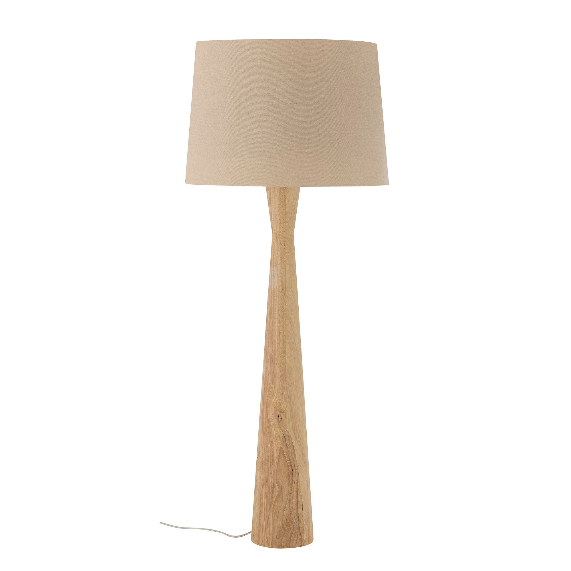 Creative Collection Leonor floor lamp, nature, rubber tree